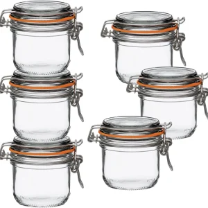 200ml Glass Storage Jars, Airtight, Oven & Freezer Safe