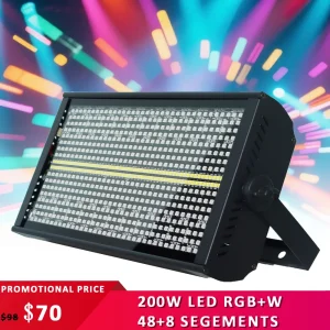 Strobe DMX Control Background Light