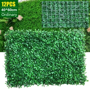 Panels Boxwood Grass for Home Garden Decor