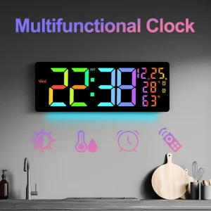 Colorful Digital Alarm Clock