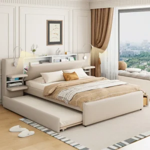 Versatile Velvet House Bed