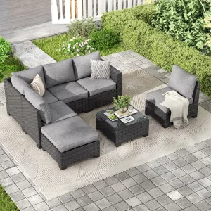 Farini Patio Sectional Sofa Set