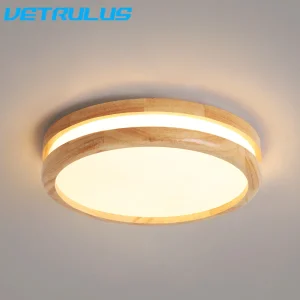 Modern Wooden Led Ceiling Lamp