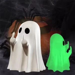 1 PCSCute Ghost Resin Statue Halloween Decor
