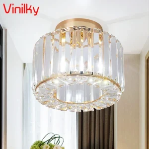 Modern Crystal Ceiling Light
