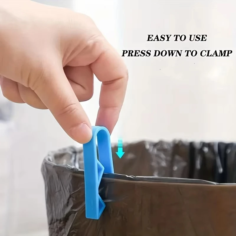 20 Innovative Trash Can Clips - Safe and Non Slip Trash Bag Holder, Stylish Divider Side Clips, Convenient for Home Use - Image 3