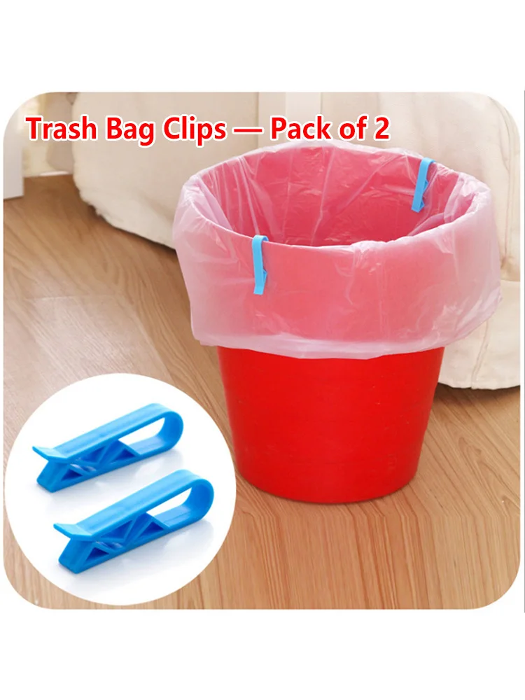 20 Innovative Trash Can Clips - Safe and Non Slip Trash Bag Holder, Stylish Divider Side Clips, Convenient for Home Use - Image 4