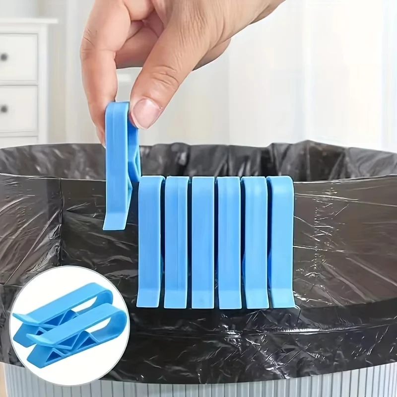 20 Innovative Trash Can Clips - Safe and Non Slip Trash Bag Holder, Stylish Divider Side Clips, Convenient for Home Use - Image 2
