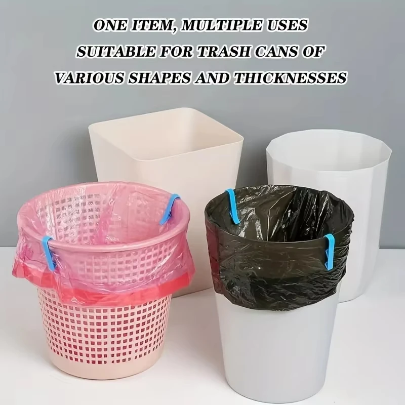 20 Innovative Trash Can Clips - Safe and Non Slip Trash Bag Holder, Stylish Divider Side Clips, Convenient for Home Use - Image 5