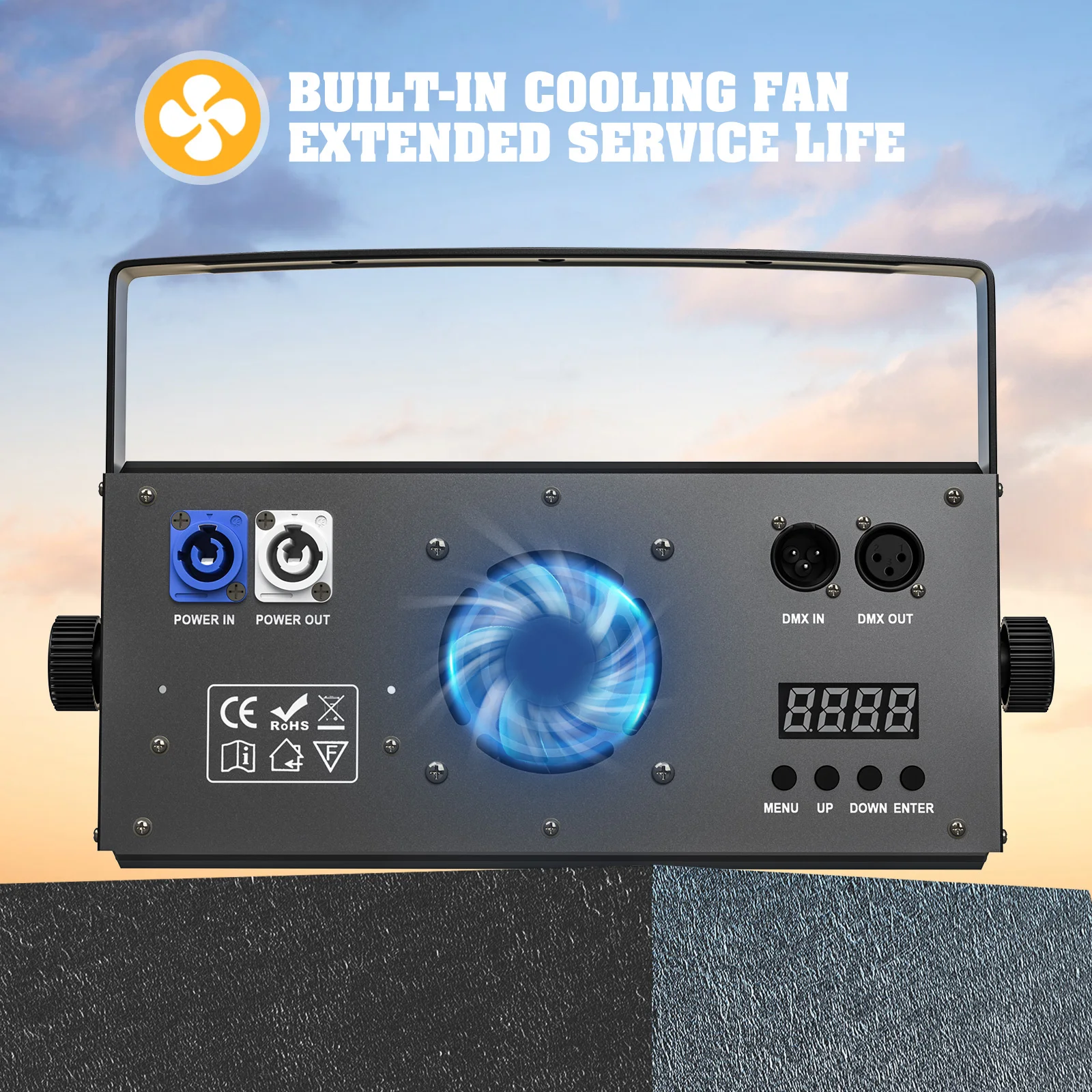 U'King 4PCS 200W COB Par Light - Image 5